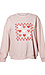 Checkered Hearts Graphic Pullover Thumb 1