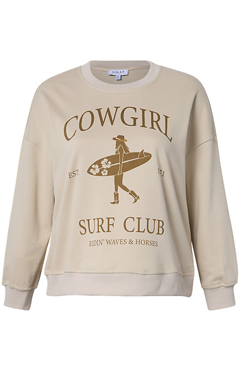 Cowgirl Long Sleeve Sweatshirt Slide 1