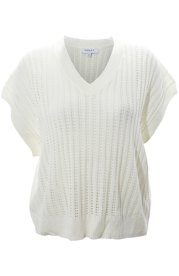 Oversized Sweater Vest Slide 1