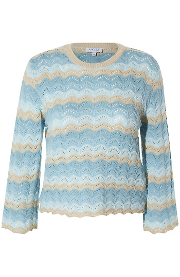 Crochet Multi-Color Sweater Slide 1