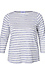 3/4 Sleeve Striped Top Thumb 1
