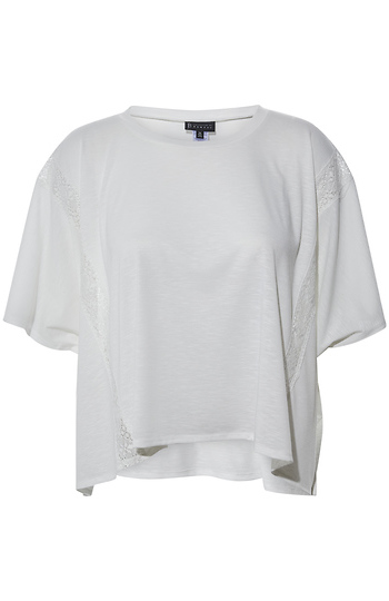 Flowy Crew Neck Top Slide 1