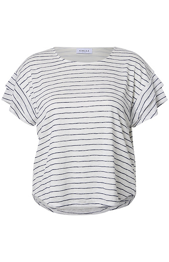 Round Neck Stripe Top Slide 1