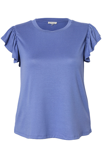 Ruffle Sleeve Top Slide 1