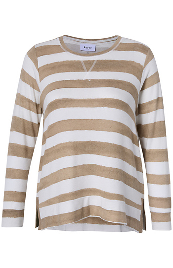 Stripe Long Sleeve Tee Slide 1