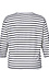 Mixed Stripe Dolman Sleeve Top Thumb 2