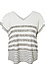 Double Caty Stripe Cuff Top Thumb 1