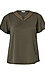Embroidered V-Neck Top Thumb 1