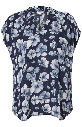 Ruffle Neck Blouse Slide 1