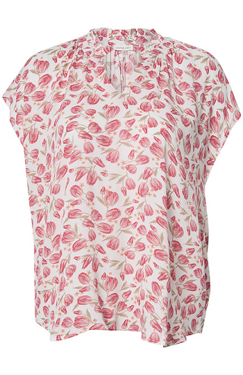 Ruffle Neck Blouse Slide 1
