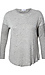 Long Sleeve Ribbed Contrast Top Thumb 1