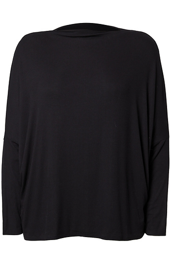 Boat Neck Dolman Sleeve Top Slide 1