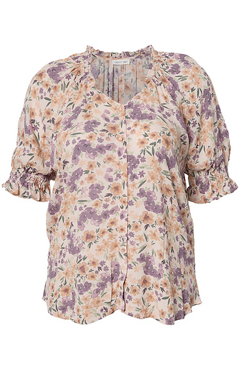 Printed Button Up Top Slide 1