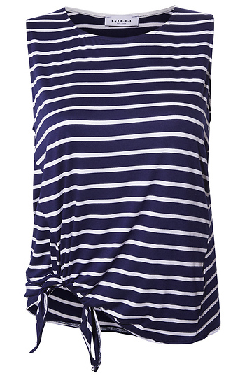 Side Slit Striped Tank Slide 1