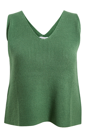 Double V Neck Tank Top Slide 1