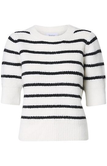 Short Sleeve Striped Top Slide 1