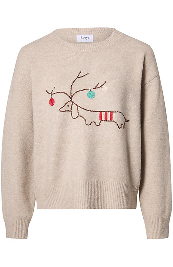 Reindeer Puppy Pullover Slide 1