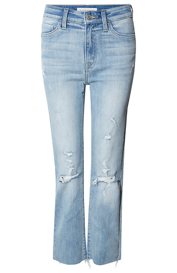 High Rise Clean Cut Crop Denim Slide 1