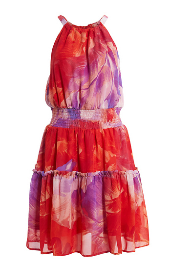 Halter Floral Dress Slide 1