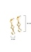3-Clover Shaped Drop Earrings Thumb 2
