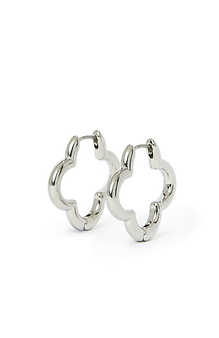 Clover Hoop Earrings Slide 1