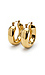 Gold Sculpted Hoops Thumb 1