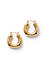 Gold Sculpted Hoops Thumb 2