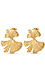 Leaf Fan Earrings Thumb 1