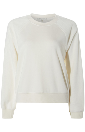 Fleece Contrast Pullover Slide 1