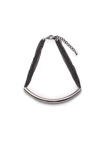 Modern Chain Drape Necklace Slide 1