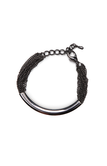 Modern Chain Drape Bracelet Slide 1