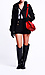 Faux Feather Gloves Thumb 4