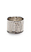 Silver Plated Battered Stretch Bracelet Thumb 1