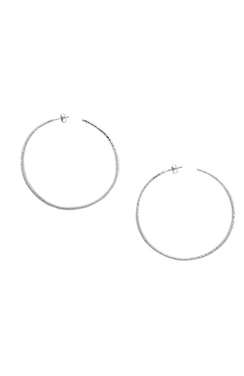 Gorjana Taner XL Hammered Hoop Earrings Slide 1