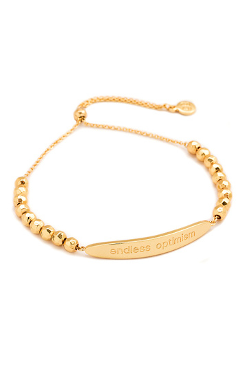 Gorjana 'Endless Optimism' Intention Bracelet Slide 1