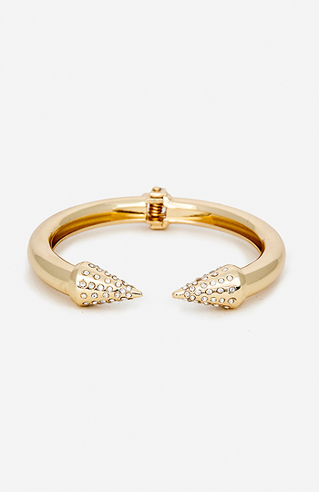 DAILYLOOK Sparkling Spike Cuff Bracelet Slide 1