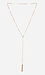 Sage & Stone Crystal Bar Lariat Necklace Thumb 1