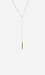 Sage & Stone Crystal Bar Lariat Necklace Thumb 2