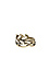 DAILYLOOK Antiqued Crystal Leaf Ring Thumb 2