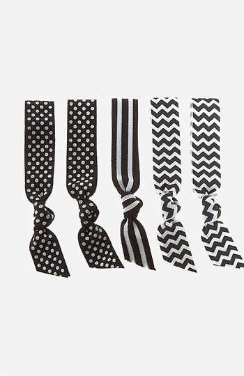 Emi Jay Black Tie Hair Tie Collection Slide 1
