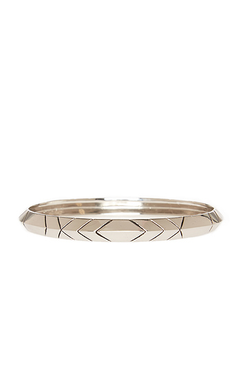 House of Harlow 1960 Aztec Thin Stack Bangle Bracelet Slide 1