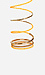 DAILYLOOK Bright Beaded Coil Bracelet Thumb 3