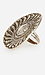 Chanour Etched Sun Disk Ring Thumb 3