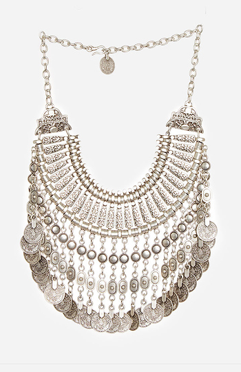 Chanour Coin Collar Necklace Slide 1