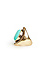 DAILYLOOK Turquoise Shield Ring Thumb 4