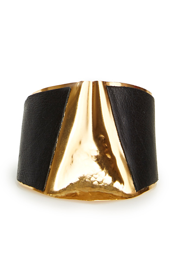 Sibilia Grieta Leather Cuff Bracelet Slide 1