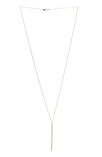 DAILYLOOK Single Bar Necklace Slide 1