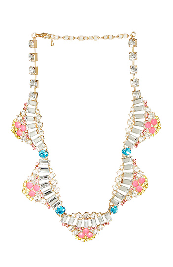 DAILYLOOK Colorful Gem Party Necklace Slide 1