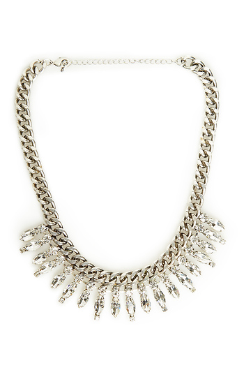 DAILYLOOK Elegant Crystal Chain Necklace Slide 1