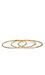 DAILYLOOK Iridescent Rhinestone Bangle Bracelet Set Thumb 1
